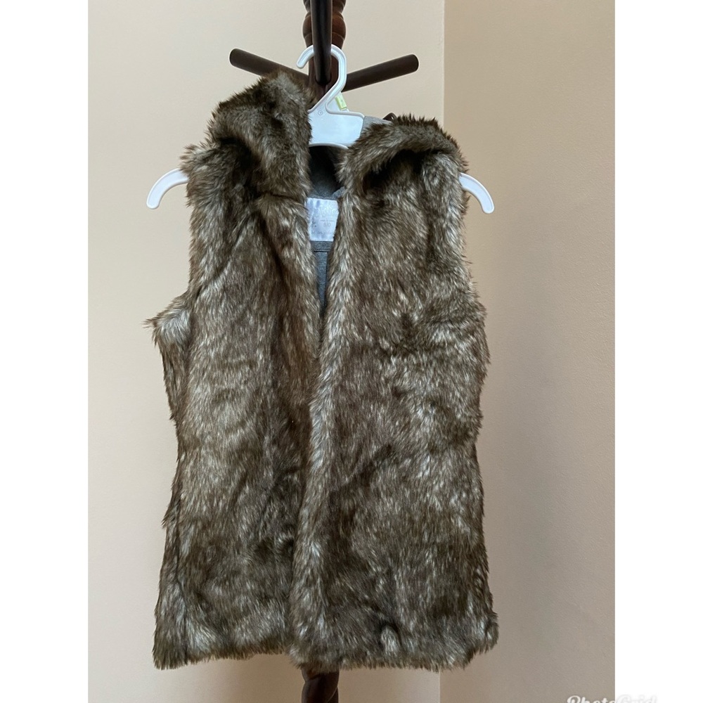 Girls Justice Faux Fur Vest!